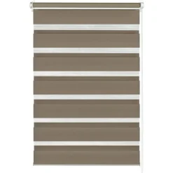 EasyFix Doppelrollo mocca 120 x 150 cm