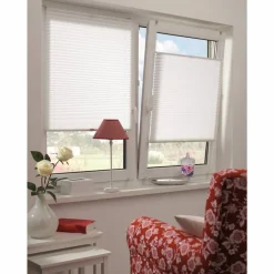 EasyFix Plissee weiß 45 x 130 cm