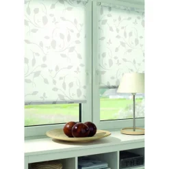 EasyFix Rollo 'Dekor' Skandinavien weiß/natur 60 x 150 cm