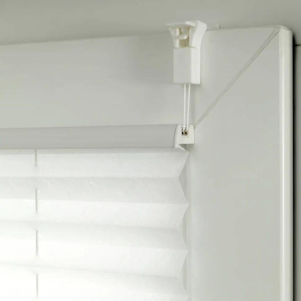 EasyFix-Plissee 'Greta' steingrau 70 x 130 cm 7-teilig