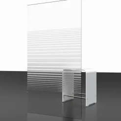 Eckeinstieg 'Sunny' weiß 75-90 x 175 cm 4-teilig
