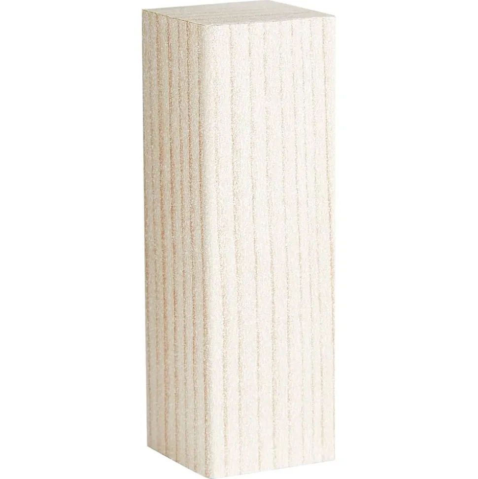 Eckhölzer Pinie weiß 19 x 60 mm, 4 Stück