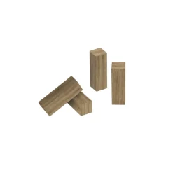 Eckholz Eiche natur 19 x 60 mm, 4 Stück