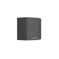 Eckoberschrank 'Optikomfort Ingvar420' anthrazit matt 60 x 70,4 x 34,9 cm
