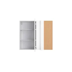 Eckoberschrank 'Optikomfort Bengt932' weiß 80 x 70,4 x 34,9 cm