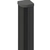 Eckpfosten Steckzaun variabel Aluminium anthrazit 9 x 9 x 190 cm