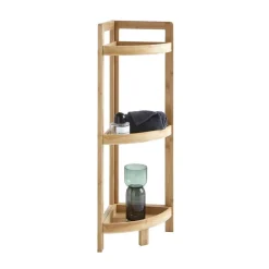 Eckregal 'Bambus' 3 Böden 23 x 77 x 22cm