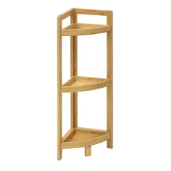 Eckregal 'Bambus' 3 Böden 23 x 77 x 22cm