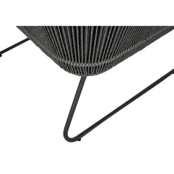 Ecksofa 'Kansas' matt anthrazit/grau 75 x 75 x 75 cm