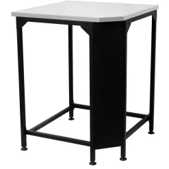 Ecktisch-Modul für Außenküche mit Edelstahlplatte 70,5 x 90 x 70,5 cm