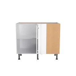 Eckunterschrank 'Optikomfort Rurik986' weiß 100 x 87 x 58,4 cm