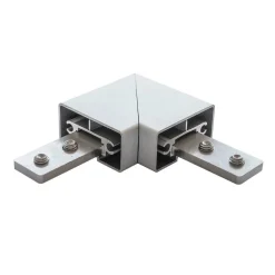 Eckverbindung 'B112' 90° Aluminium/Edelstahl