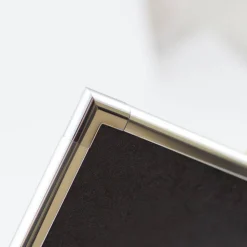 Eck-Verbindung 2-fach für 'DecoDesign' Rückwand rund alu-chromeffekt 24 mm