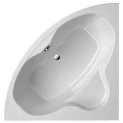 Eckwanne 'Katamaran' Sanitäracryl weiß 148 cm