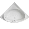 Eckwanne 'Laguna' mit Whirlpoolsystem Typ 3, 136 x 136 x 43 cm