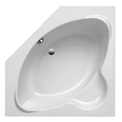 Eckwanne 'Miami' Sanitäracryl weiß 125 cm