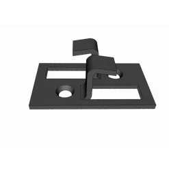Edelstahlclips 'DreamDeck' schwarz 50 Stück