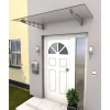 Edelstahlvordach 'HD/LT 160' klar 160 x 90 x 16,1 cm