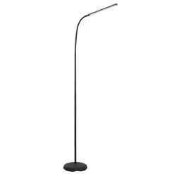 Eglo LED-Stehleuchte 'Laroa' schwarz, mit Touchdimmer, 130 cm