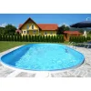 Einbaupool-Set 'Exklusiv 8' blau/weiß 800 x 420 x 150 cm