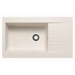 Einbauspüle 'Siroko' beige 86 x 50 cm