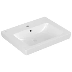 Einbauwaschbecken 'Subway 2.0' weiß 60 x 15,5 x 47 cm