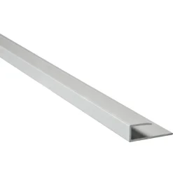 Einfassprofil 'clipstech®' Aluminium silber 15 x 7 x 2000 mm