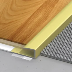 Einfassprofil 'clipstech®' titan eloxiert, selbstklebend 1000 x 30 x 9 mm
