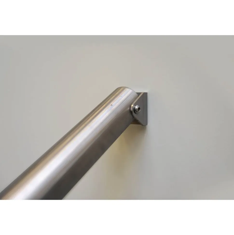 Eingangsgeländer 'GA3' Aluminium eloxiert seitliche Montage 1150 mm