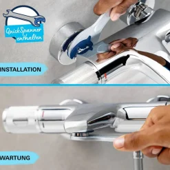Einhand-Brausebatterie 'Swift' verchromt