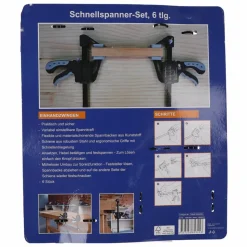 Einhandzwingen-Set 6-teilig