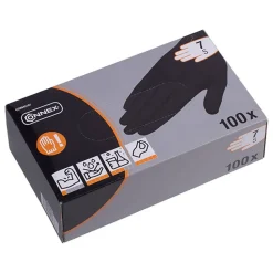 Einweghandschuh 'Pro Liquid Single' schwarz Größe 7/S