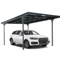 Einzelcarport 'Eco' anthrazit 503 x 300 x 232 cm