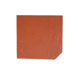 Einzelcarport 'Spreewald' 396 x 741 cm rote Blende KDI imprägniert