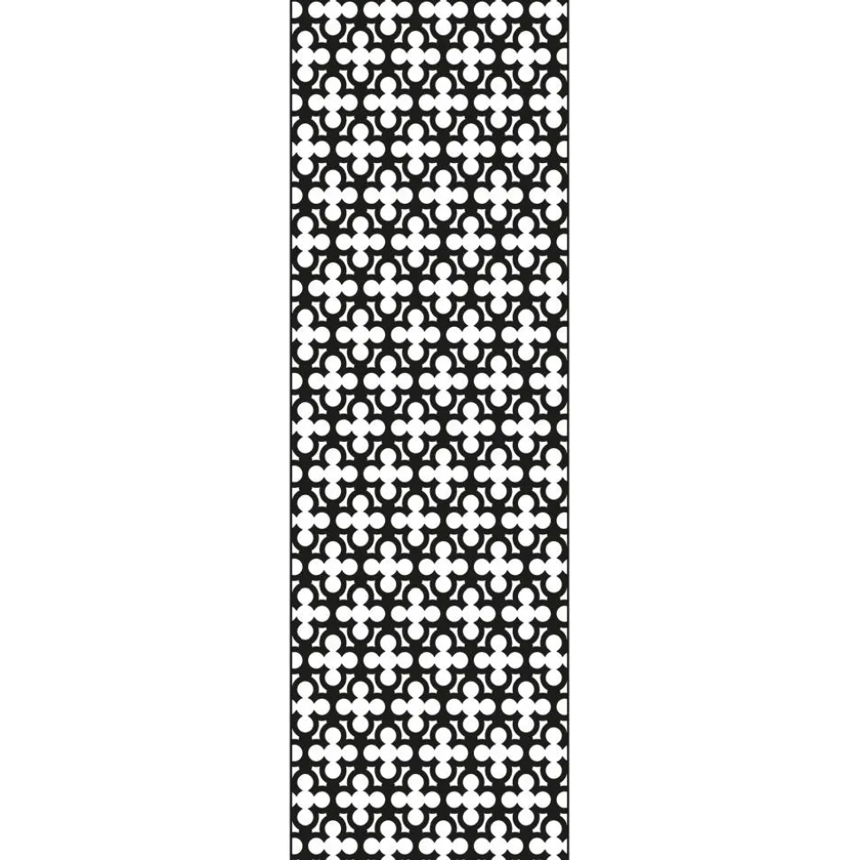 Einzelprofil Designelement 'Oriental XL' Aluminium anthrazit 60 x 180 cm