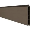 Einzelprofil Steckzaun 'Solid ' BPC Erdbraun 180 x 15 x 1,9 cm