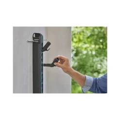 Einzelstecker 'Flex' dunkelgrau für Geräteleiste, 2 Stück