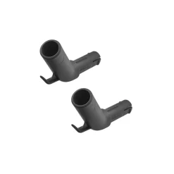Einzelstecker 'Flex' dunkelgrau für Geräteleiste, 2 Stück