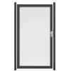 Einzeltor 'Ambiente' DIN links satiniert/anthrazit 100 x 180 cm