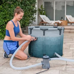 Eisbad 'LAY-Z-SPA Glacial Dip' mit Filterpumpe Ø 90 cm rund