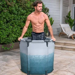 Eisbad 'LAY-Z-SPA Glacial Dip' mit Filterpumpe Ø 90 cm rund