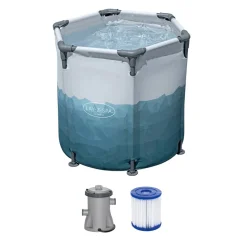 Eisbad 'LAY-Z-SPA Glacial Dip' mit Filterpumpe Ø 90 cm rund