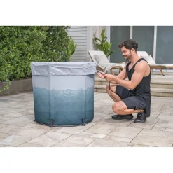 Eisbad 'LAY-Z-SPA Glacial Dip' mit Filterpumpe Ø 90 cm rund