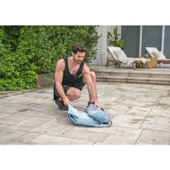 Eisbad 'Lay-Z-Spa Glacial Dip™' lichtgrau mit Eismuster Ø 90 x 80 cm
