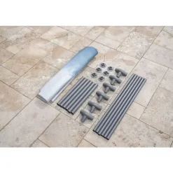 Eisbad 'Lay-Z-Spa Glacial Dip™' lichtgrau mit Eismuster Ø 90 x 80 cm