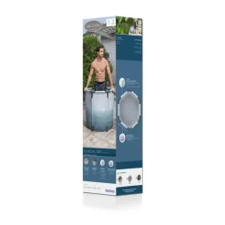 Eisbad 'Lay-Z-Spa Glacial Dip™' lichtgrau mit Eismuster Ø 90 x 80 cm