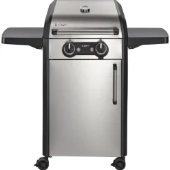 Elektrogrill 'eFlow Pro 2 Turbo' silbern 3000 W 112,5 x 112,5 x 57 cm