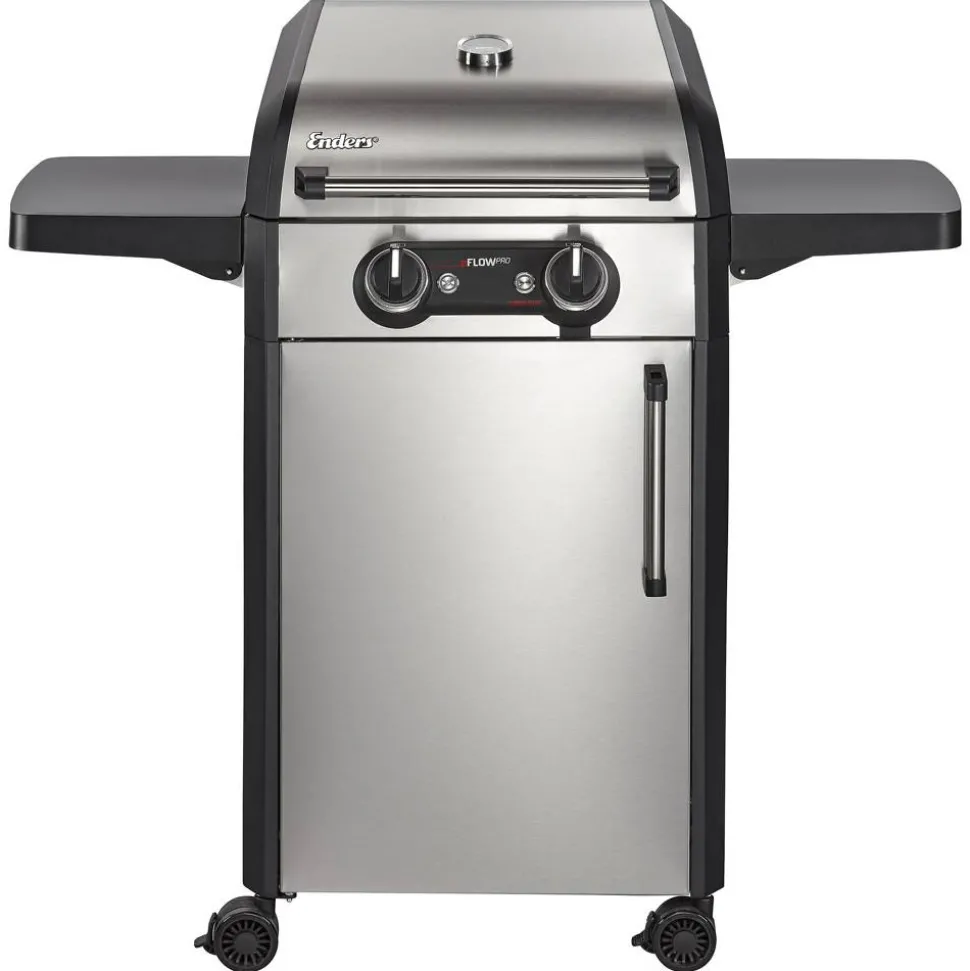 Elektrogrill 'eFlow Pro 2 Turbo' silbern 3000 W 112,5 x 112,5 x 57 cm