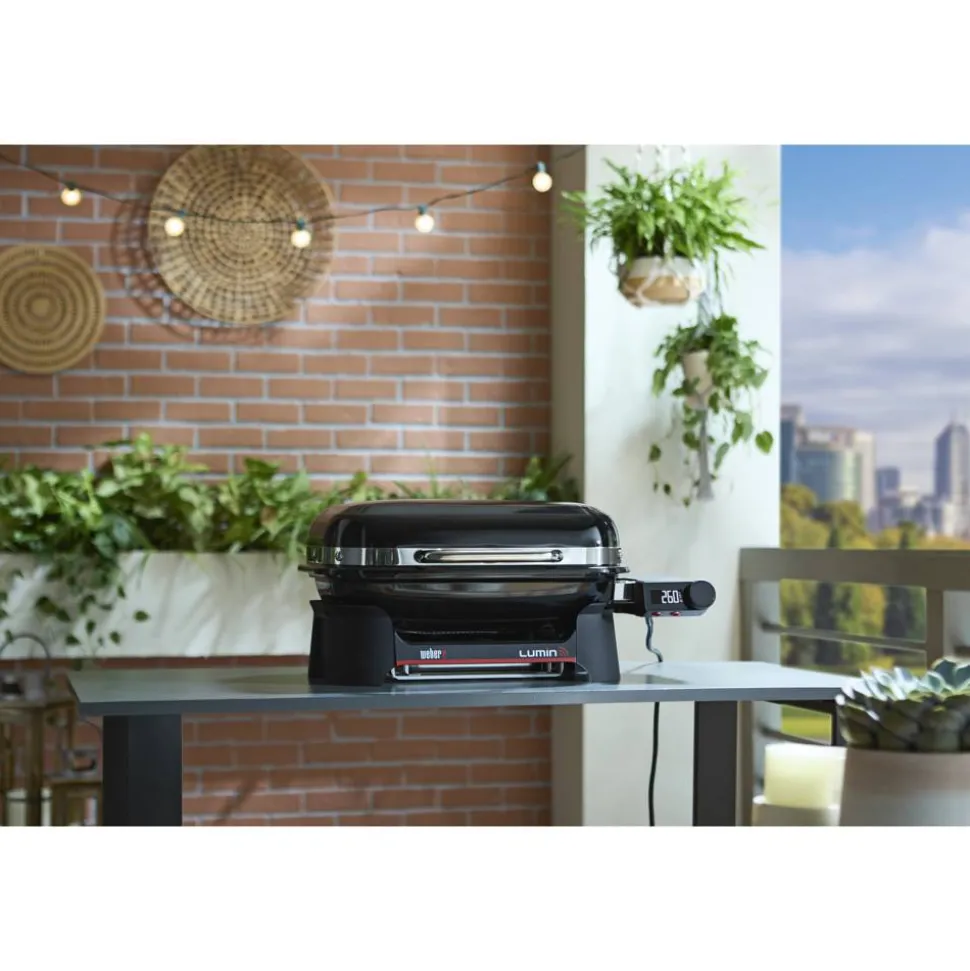 Elektrogrill 'Lumin Compact Smart' schwarz 2200 W