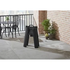 Elektrogrill 'Lumin' schwarz 2200 W 90 x 94 x 56 cm